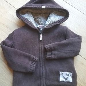 Skyhawk fleece lined sweater jacket